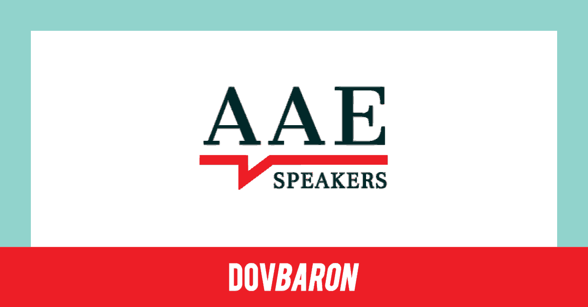 Dov Baron - AAE Speakers Media Release