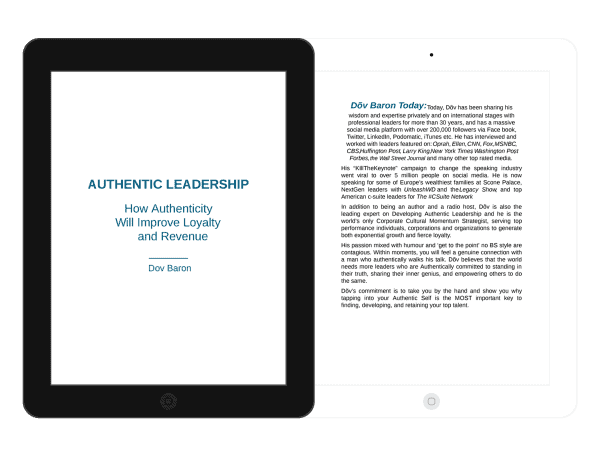 Authentic Leadership - eBook - Page 1 and Author
