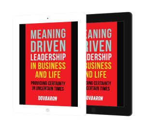 Dov Baron - Meaning Driven Leadership In Business And Life - WorkBook cover