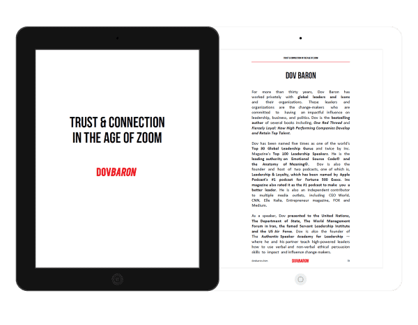 Trust And Connection In The Age of Zoom - eBook - Page 1 and Author