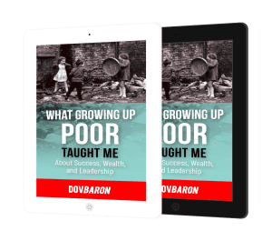 Dov Baron - What Growing Up Poor Taught Me - eBook cover