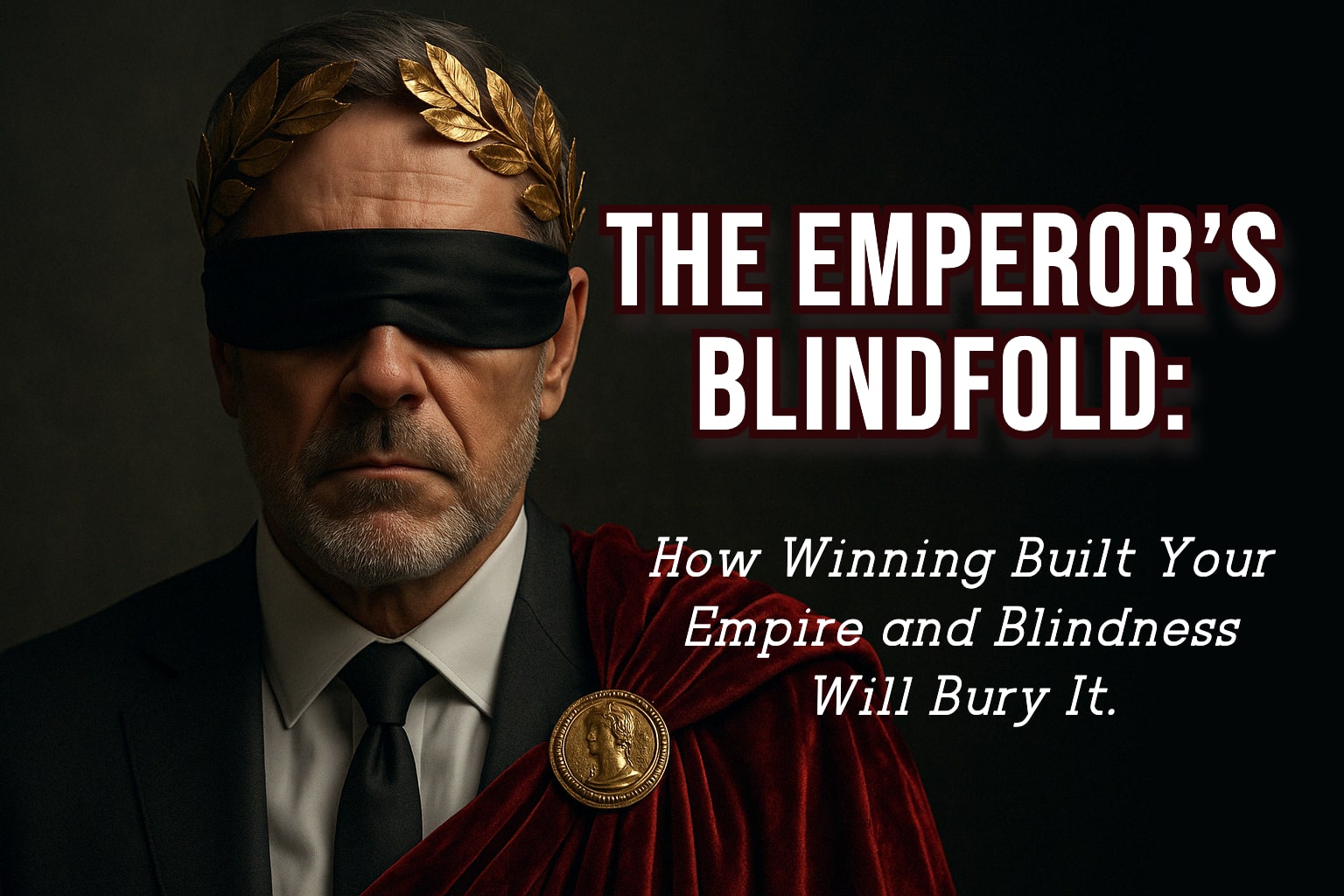 The Emperor’s Blindfold Winning Built Your Empire. Blindness Will Bury It.