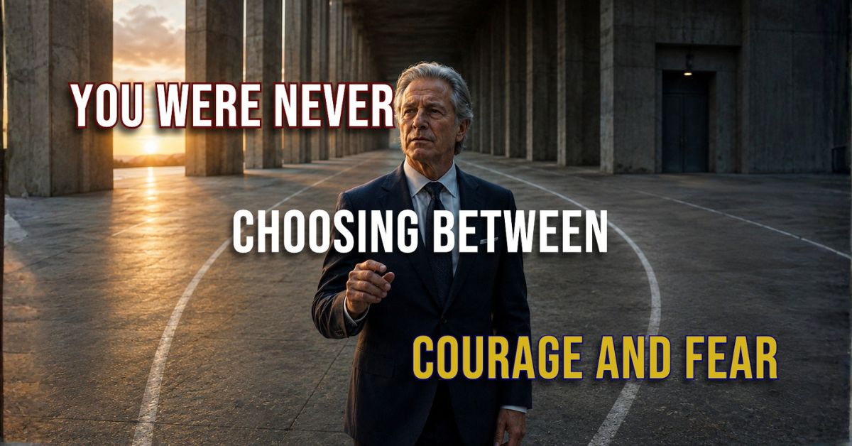 You Were Never Choosing Between Courage and Fear
